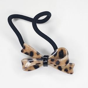 Acrylic Cheetah print ribbon hair ties leo…